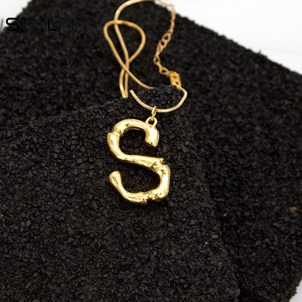 The Lost Saint- Bamboo Initial Letter Necklaces